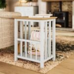 Taberno Magazine Rack – Cream Linen2