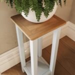 Taberno Side Table – Cream Linen