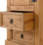 Corona 1 Door 2 Drawer Glass Display Unit