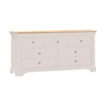 Faire 3 over 4 Drawer Wide Chest – Putty