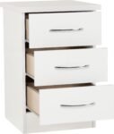 Nevada 3 Drawer Bedside Main